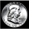 Image 2 : 1959-p . . Franklin Half Dollar 50c Grades Choice Unc+ FBL