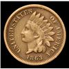 Image 2 : 1863 . . Indian Cent 1c Grades vf+
