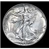 Image 2 : 1941-d . . Walking Liberty Half Dollar 50c Grades Select Unc