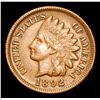 Image 2 : 1892 . . Indian Cent 1c Grades Choice AU