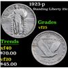 Image 1 : 1923-p . . Standing Liberty Quarter 25c Grades vf+