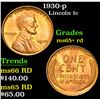 Image 1 : 1930-p . . Lincoln Cent 1c Grades Gem+ Unc RD
