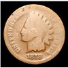 Image 2 : 1878 . . Indian Cent 1c Grades vg+