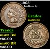 Image 1 : 1903 . . Indian Cent 1c Grades Select Unc BN