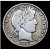 Image 2 : 1907-p . . Barber Half Dollars 50c Grades f+