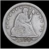 Image 2 : 1854-p . . Seated Liberty Quarter 25c Grades vf+