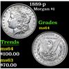 Image 1 : 1889-p . . Morgan Dollar $1 Grades Choice Unc