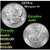 Image 1 : 1878-s . . Morgan Dollar $1 Grades Select Unc