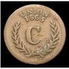 Image 2 : 1863 Union Thin Planchet CHARNLEY Providence, RI Civil War Token 1c Grades vf++