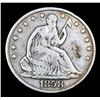 Image 2 : 1858-p . . Seated Half Dollar 50c Grades vf+