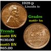 Image 1 : 1928-p . . Lincoln Cent 1c Grades GEM Unc BN