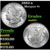 Image 1 : 1882-s . . Morgan Dollar $1 Grades GEM+ Unc