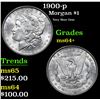 Image 1 : 1900-p Very Near Gem . Morgan Dollar $1 Grades Choice+ Unc
