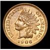 Image 2 : 1906 . . Indian Cent 1c Grades Choice+ Unc RB