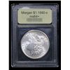Image 4 : ***Auction Highlight*** 1890-s Much Better Date  . Morgan Dollar $1 Graded Choice+ Unc By USCG (fc)