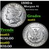 Image 1 : 1890-s Much Better Date  . Morgan Dollar $1 Grades Select Unc