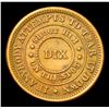 Image 3 : 1863 The Flag Shoot Him On the Spot Dix Civil War Token 1c Grades Choice AU/BU Slider