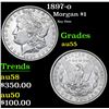Image 1 : 1897-o Key Date . Morgan Dollar $1 Grades Choice AU