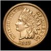 Image 2 : 1863 Cool Rim Cud Obv . Indian Cent 1c Grades Select Unc