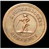 Image 2 : (1863) Knickerbocker Currency . . Civil War Token 1c Grades Choice AU/BU Slider