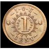 Image 3 : (1863) Knickerbocker Currency . . Civil War Token 1c Grades Choice AU/BU Slider