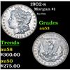 Image 1 : 1902-s Key Date . Morgan Dollar $1 Grades Select AU