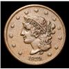 Image 2 : 1839 Booby Head . . Coronet Head Large Cent 1c Grades vf++