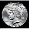 Image 2 : ***Auction Highlight*** 1934-p Stunning Example Pristine Peace Dollar $1 Graded GEM+ Unc By USCG (fc