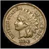 Image 2 : 1876 Key Date . Indian Cent 1c Grades AU Details