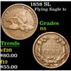 Image 1 : 1858 SL . . Flying Eagle Cent 1c Grades f+
