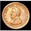 Image 2 : (1863) Andrew Jackson Fuld 135/440a Now and for ever Rev Civil War Token 1c Grades vf++