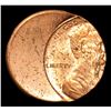 Image 2 : Mint Error Struck 50% Off Center . Lincoln Cent 1c Grades Select Unc RD