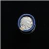 Image 3 : Full roll of Buffalo Nickels, 1923 on one end & a 'd' Mint reverse on other end (fc)