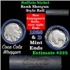Image 1 : Full roll of Buffalo Nickels, 1925 on one end & a 'd' Mint reverse on other end (fc)