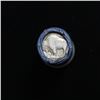 Image 2 : Full roll of Buffalo Nickels, 1925 on one end & a 'd' Mint reverse on other end (fc)