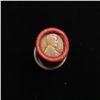 Image 2 : Mixed small cents 1c orig shotgun roll, 1920-d one end, 1896 Indian cent other end