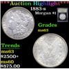 Image 1 : ***Auction Highlight*** 1883-s Morgan Dollar $1 Graded Select Unc by USCG (fc)