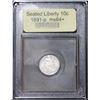 Image 2 : ***Auction Highlight*** 1891-p Seated Liberty Dime 10c Graded Choice+ Unc by USCG (fc)