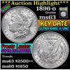 Image 1 : ***Auction Highlight*** 1896-o Morgan Dollar $1 Graded Select Unc by USCG (fc)