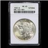Image 2 : ANACS 1922-p Double Die Reverse Peace Dollar $1 Graded ms63 by ANACS