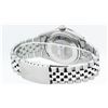 Image 7 : Rolex Mens Stainless Steel Dark Rhodium Roman Diamond & Sapphire Datejust Wristw
