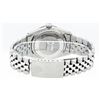Image 8 : Rolex Mens Stainless Steel Dark Rhodium Roman Diamond & Sapphire Datejust Wristw
