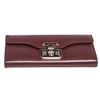 Image 4 : Gucci Purple Leather Padlock Continental WOC Bag