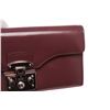 Image 5 : Gucci Purple Leather Padlock Continental WOC Bag
