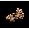 Image 1 : 0.63 ctw Diamond Ring - 14KT Rose Gold