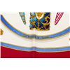 Image 2 : Hermes Burgundy Multicolor Qu'importe le Flacon Catherine Baschet Silk Scarf 90