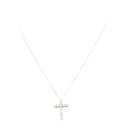 1.85 ctw Diamond Pendant & Chain - 14KT White Gold