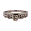 Image 2 : 0.90 ctw Diamond Ring - 14KT White Gold