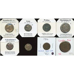 Ancient Roman Coins + 2 Bonus.