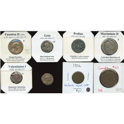 Ancient Roman Coins + 2 Bonus.